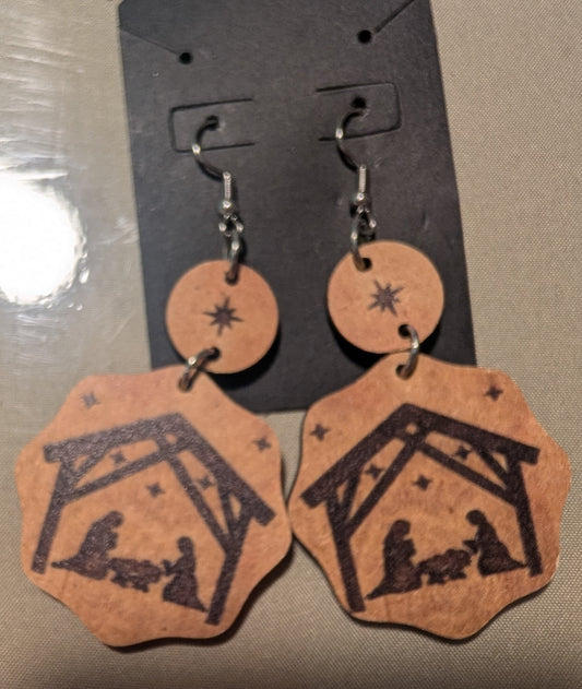 Manger Scene Earrings