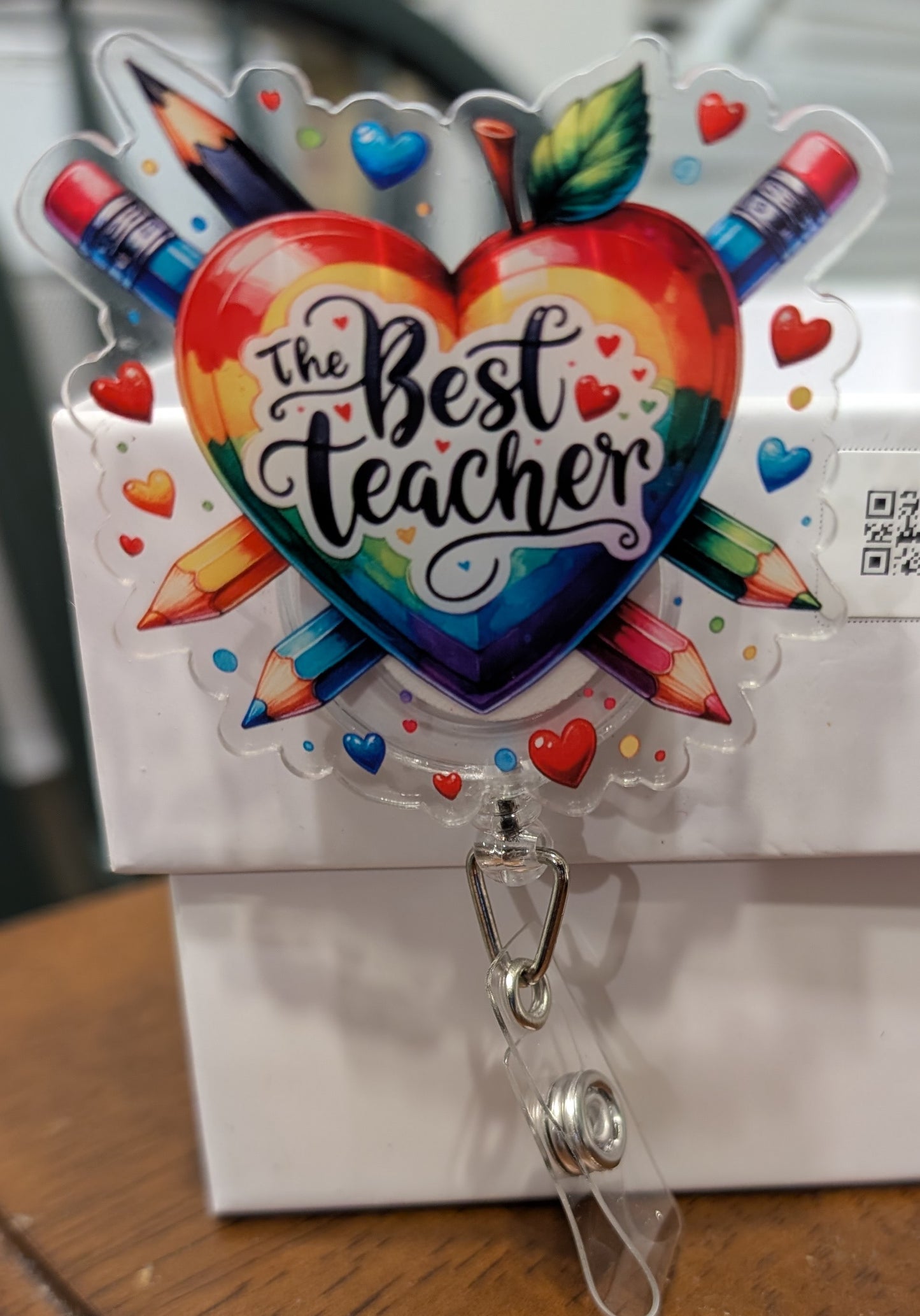 Large Teacher Badge Reels