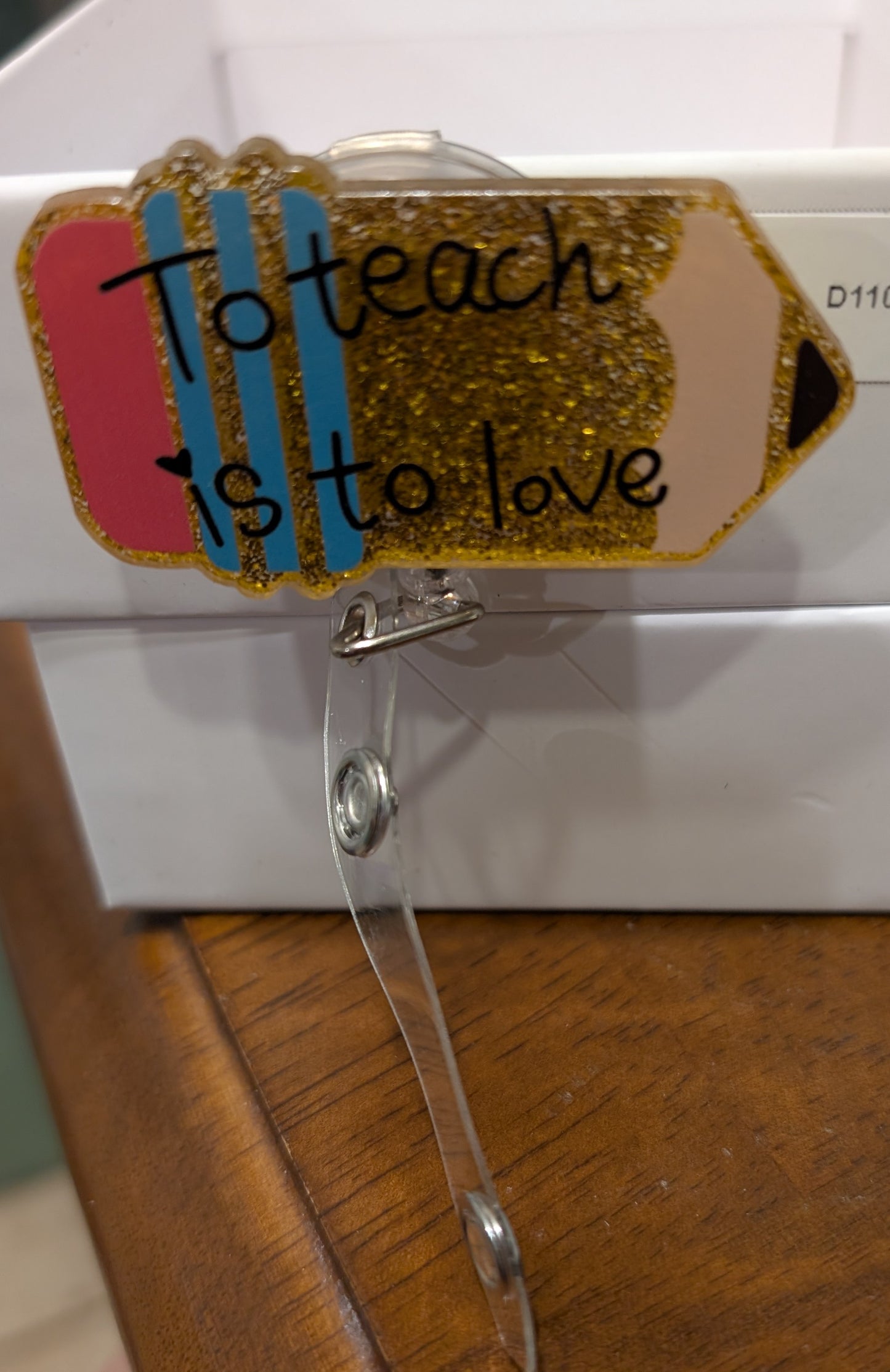 Large Teacher Badge Reels