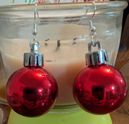 Christmas Ball Earrings