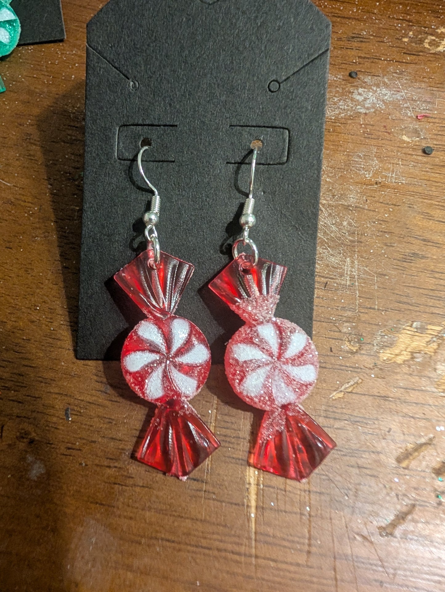 Christmas Candy Earrings