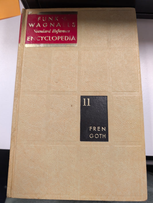 Funk And Wagnalls Standard Reference Encyclopedia Volume 11 (Hardcover, 1968)