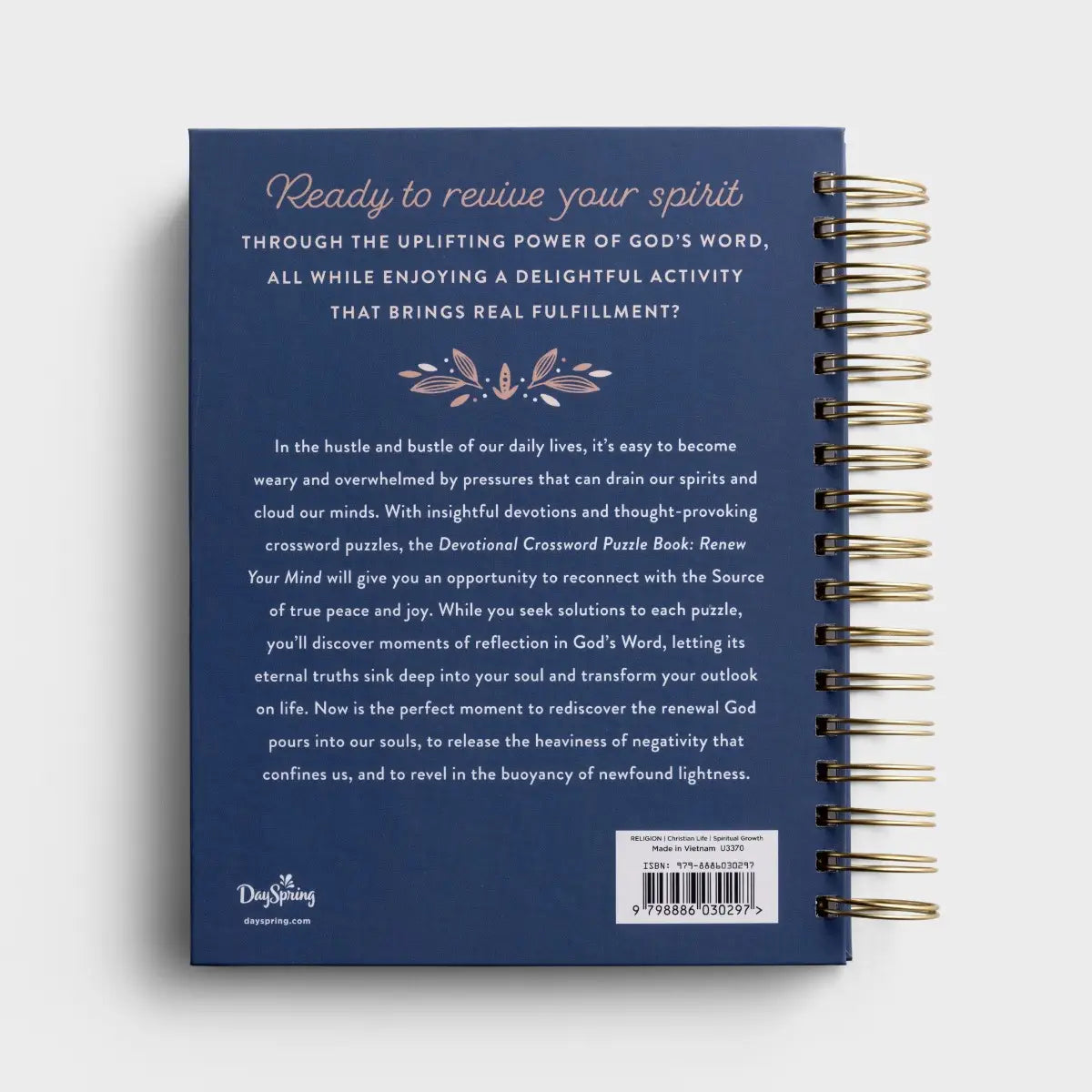 Devotional Crossword Puzzle Book - Renew Your Mind