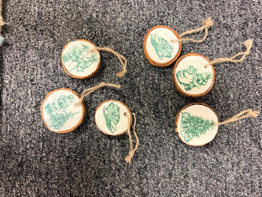 La Vie Queen Collective-  wooden Christmas ornaments