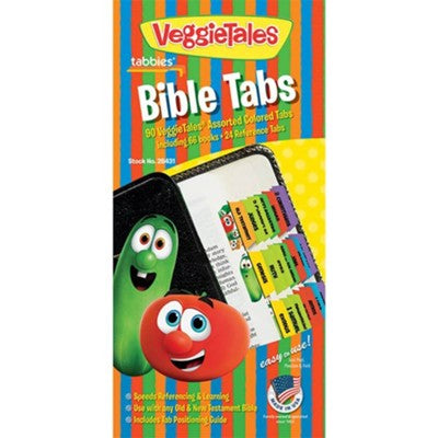 VeggieTales Bible Indexing Tabs
