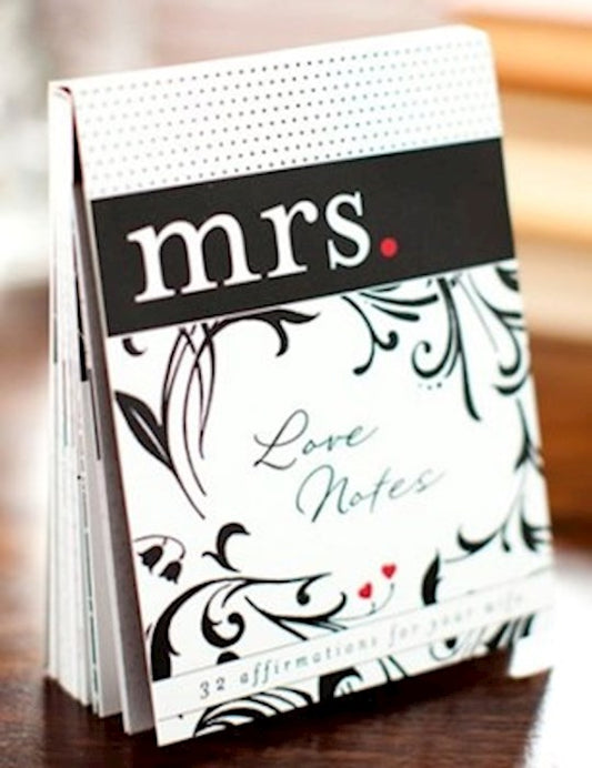 Note Card-Mrs. Love Notes: 32 Affirmations For Your Wife (Pack of 32)