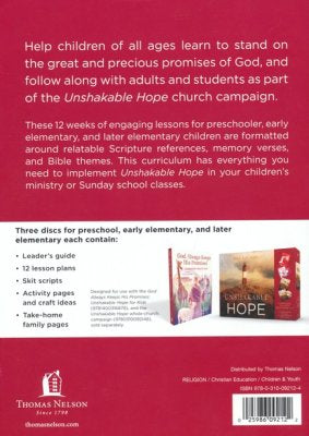 Unshakable Hope Children's Curriculum, CD-ROM