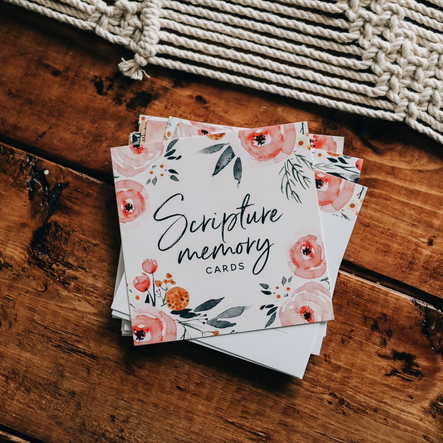 The Daily Grace Co - Floral Scripture Memory Cards