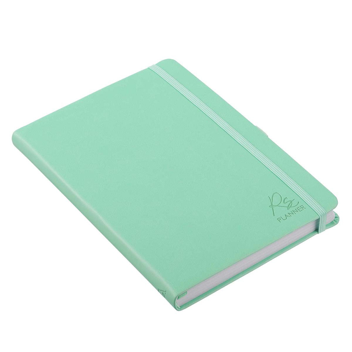 Mint Green Faux Leather Rolene Strauss Undated Planner