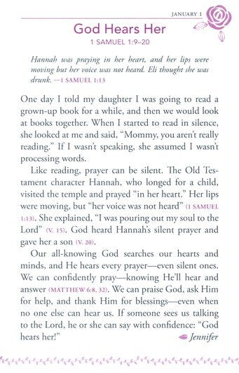 God Hears Her - 365 Devotions for Women by Women from Our Daily Bread