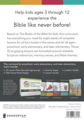 The Books of the Bible Children's Curriculum CDRom