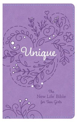 Unique: The New Life Bible for Teen Girls, imitation leather