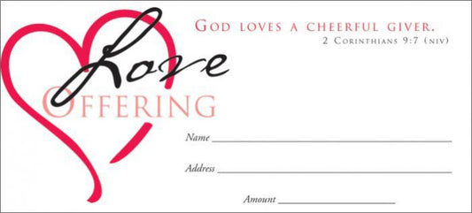 Value Offering Envelope - Love Offering