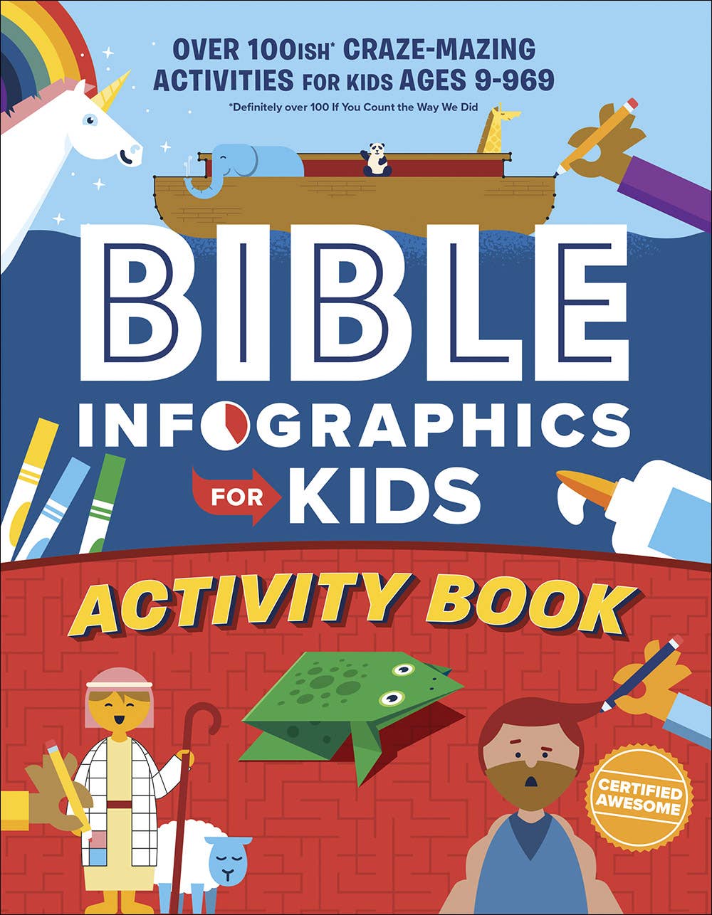 Harvest House Publishers - Bible Infographics for Kids Activity Book, Book