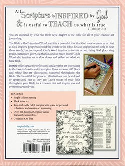 Inspire Bible NLT The Bible for Coloring & Creative Journaling