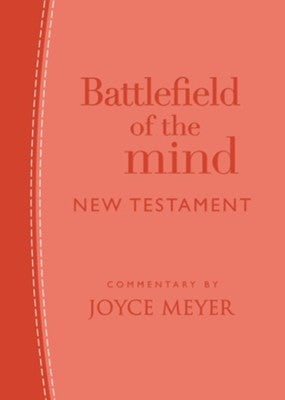 Battlefield of the Mind New Testament--soft leather-look, coral