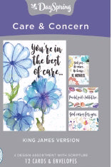 Card-Boxed-Care & Concern-Scripture (Box Of 12)