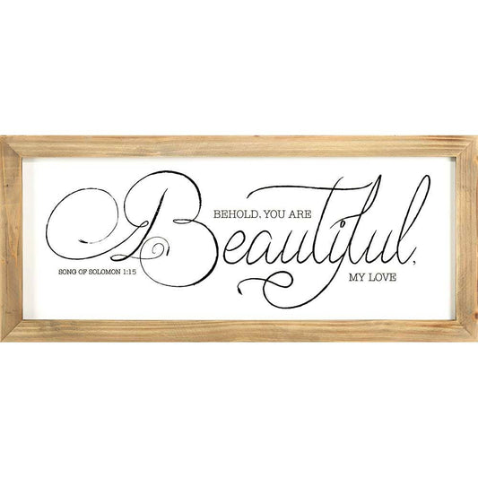 Dicksons - Behold You Are Beautiful Song Wall Plaque