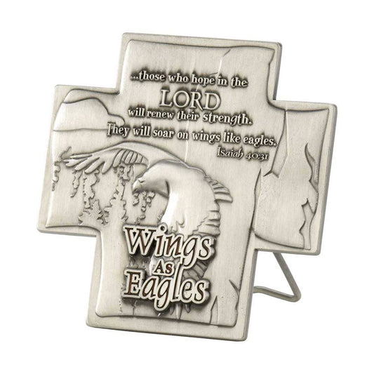 Dicksons - Metal Tabletop Wings As The Eagle Cross