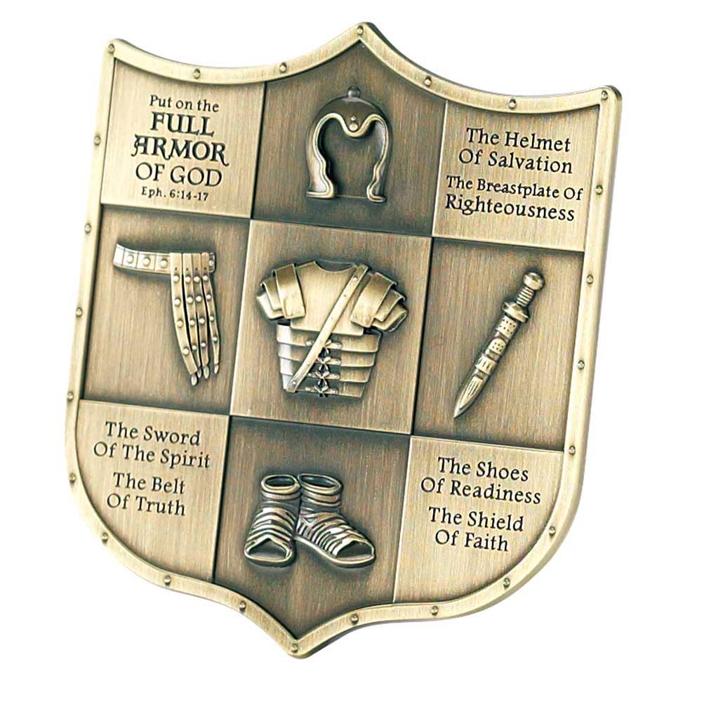 Dicksons - Put On The Full Armor Metal Tabletop Plaque