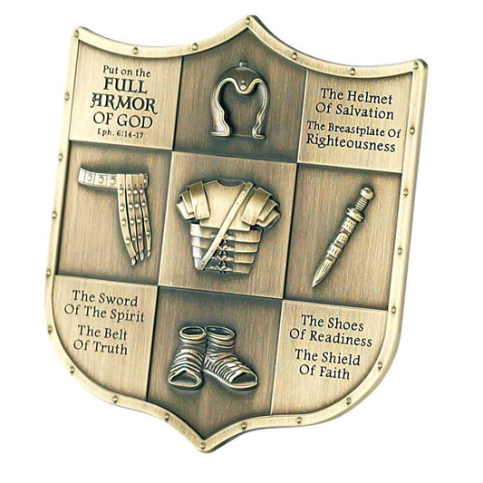 Dicksons - Put On The Full Armor Metal Tabletop Plaque