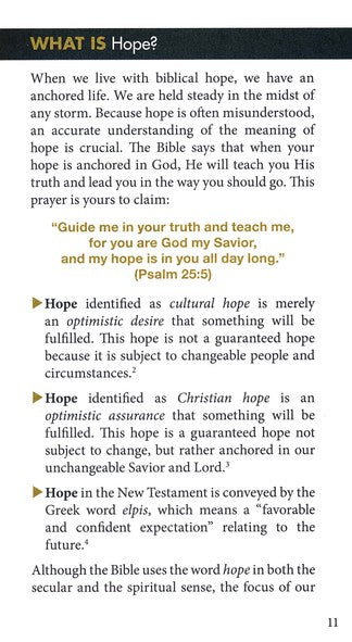 Hope: The Anchor of Your Soul [Hope For The Heart Series