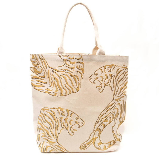 The Royal Standard - On The Prowl Tote   Natural/Golden/Black   20x17x6.5