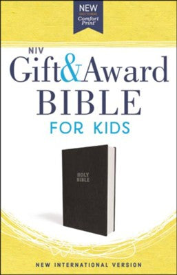 NIV Gift and Award Bible for Kids, Flexcover, Black, Comfort Print