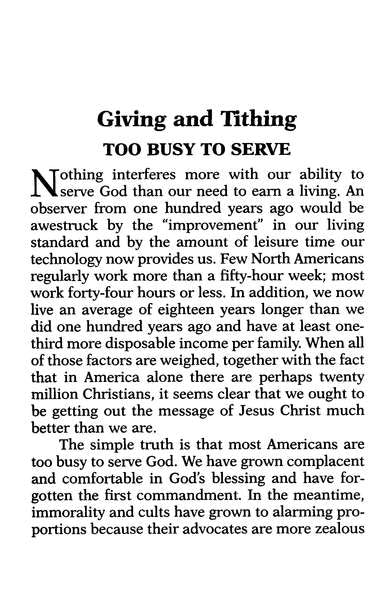 Giving & Tithing