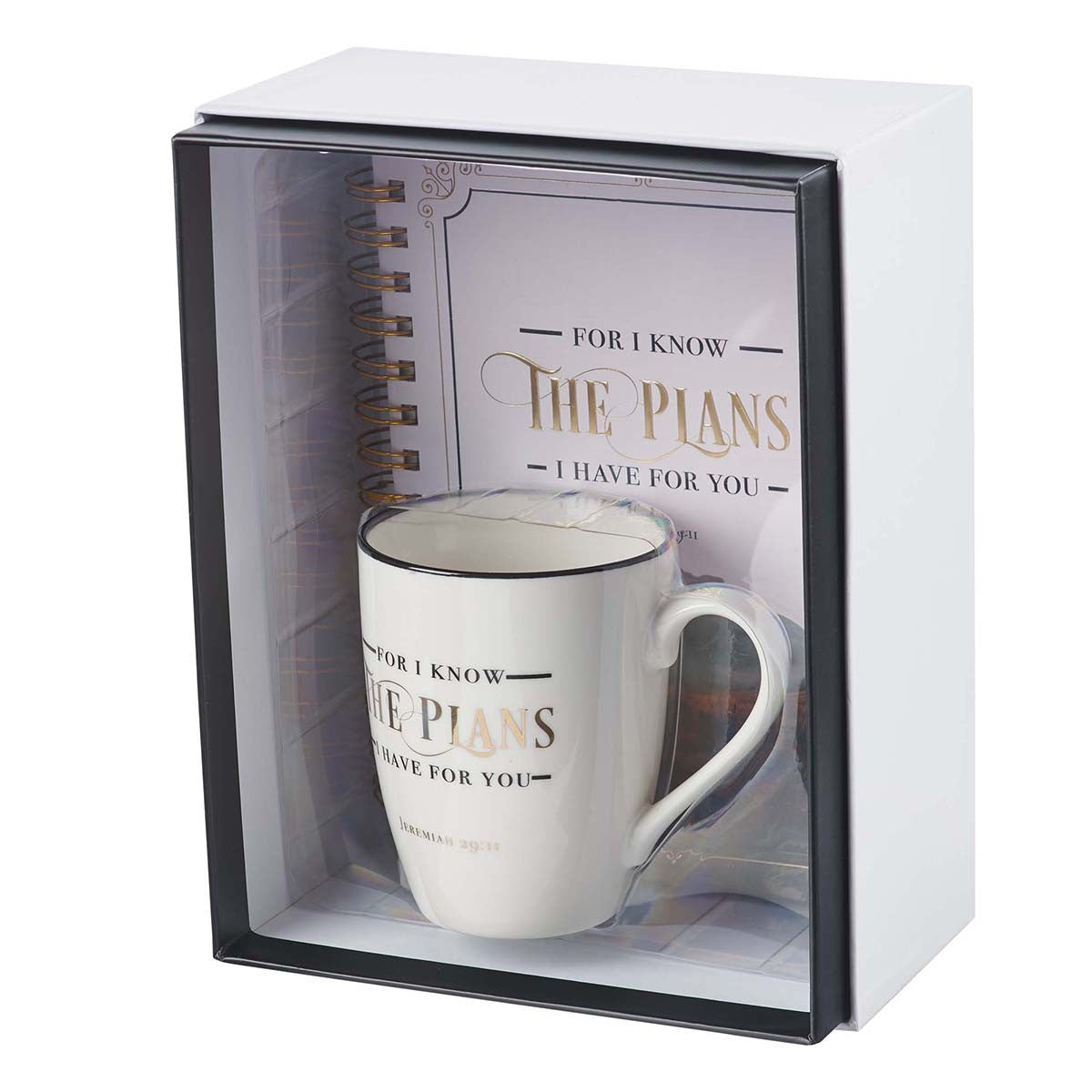 I Know the Plans Journal and Mug Boxed Gift Set