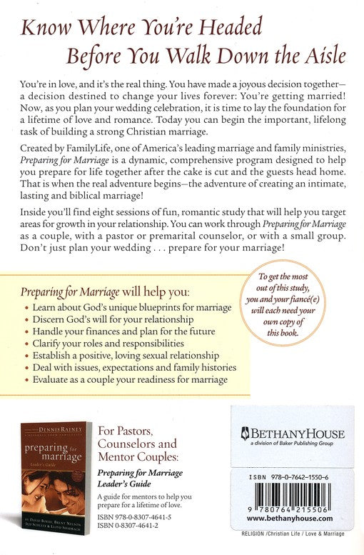 Preparing for Marriage: Discover God's Plan for a Lifetime of Love