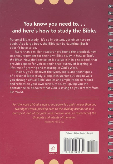 How to Study the Bible: Notebook & Organizer