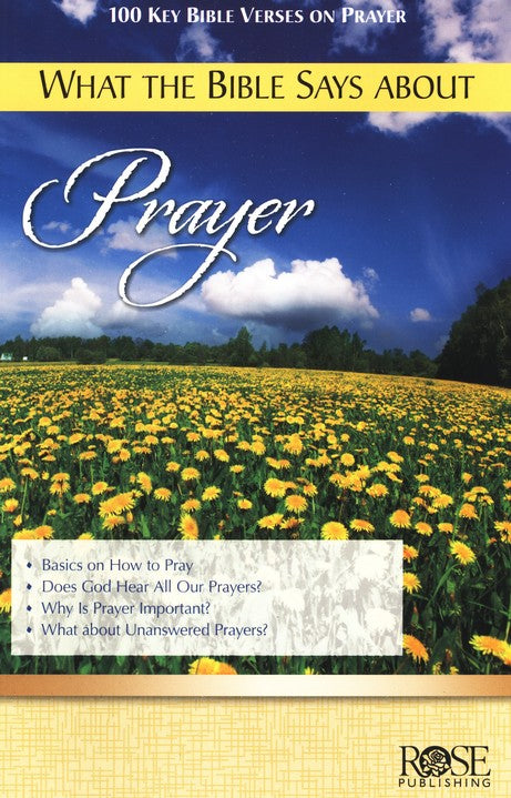 What the Bible Says about Prayer, Pamphlet