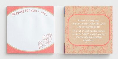 Sticky Note Set-You + Me Prayer Notes Stick A Prayer Anywhere!