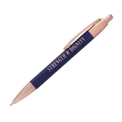 Strength & Dignity Gift Pen, Navy Blue