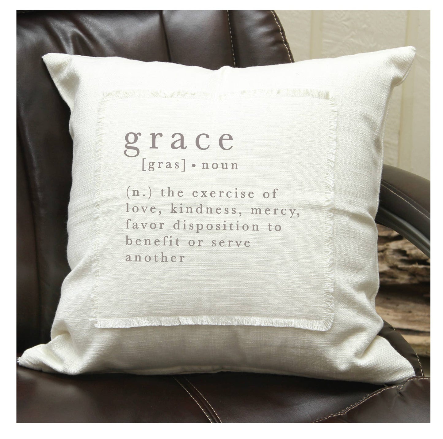 Second Nature by Hand - grace (Gras). Noun- Natural Pillow