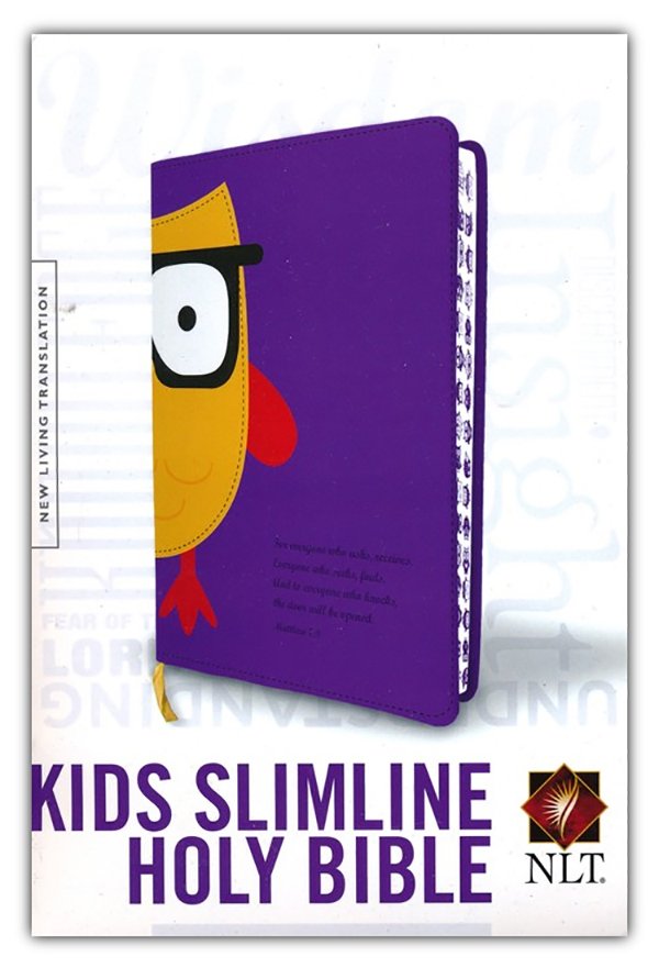 NLT Kids Slimline Bible, Matthew 7:8 Wisdom, Leatherlike