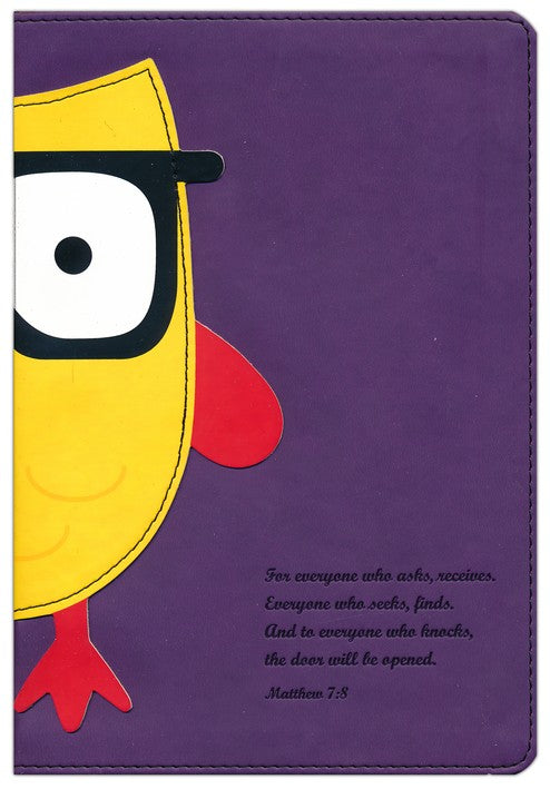 NLT Kids Slimline Bible, Matthew 7:8 Wisdom, Leatherlike