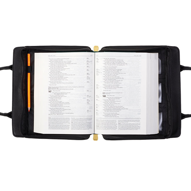 Blessed, Purse Bible Cover, Black, Large