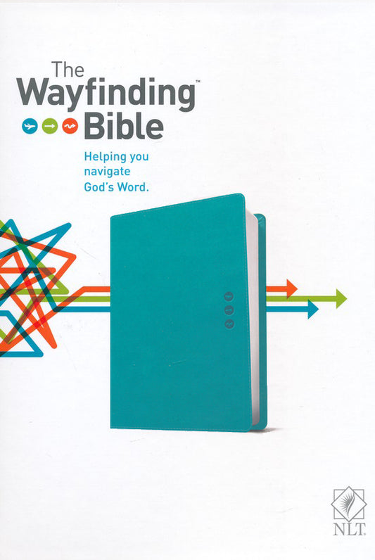 NLT Wayfinding Bible, leatherlike teal