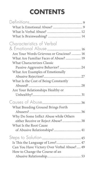 Verbal and Emotional Abuse [Hope For The Heart Series]