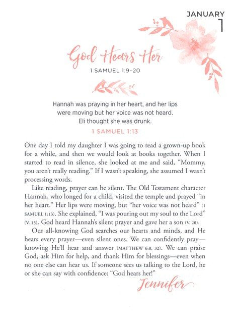 God Hears Her 365 Devotions for Women by Women