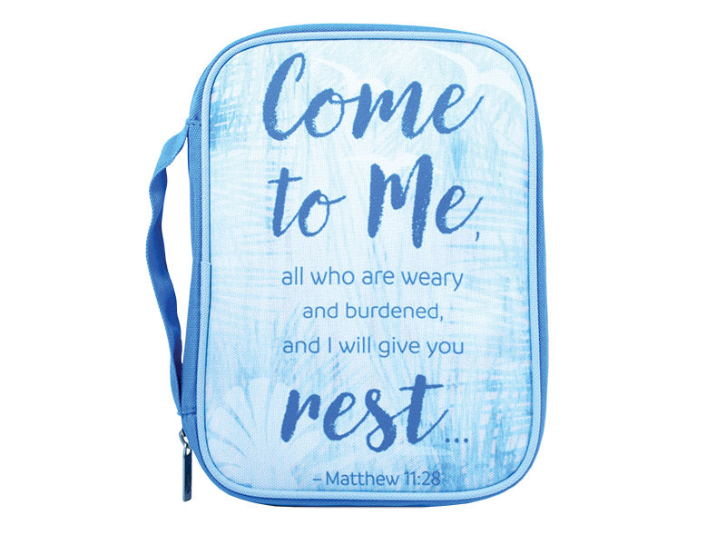 Bible Cover Canvas Come To Me L