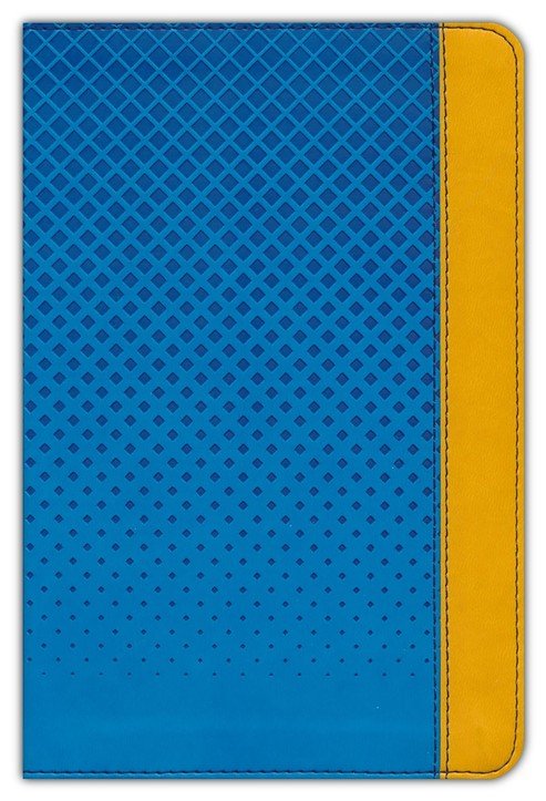 NIV Giant-Print Compact Bible for Boys, Comfort Print--soft leather-look, blue