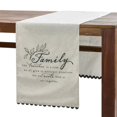 Family Like Branches in a Tree Table Runner