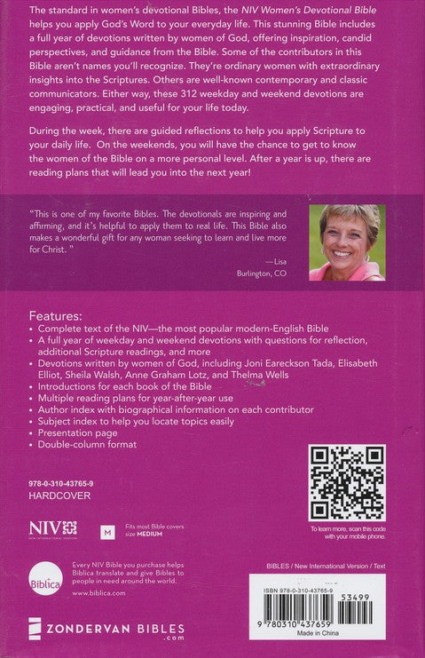 NIV Women's Devotional Bible, Hardcover