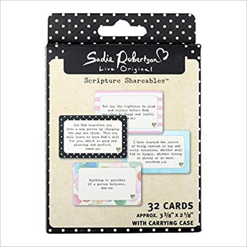 Sadie Robertson - Live Original (LO) - Scripture Shareables - 32 Scripture Card Set