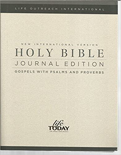 NIV, Holy Bible, Gospels with Psalms and Proverbs, Journal Edition Paperback