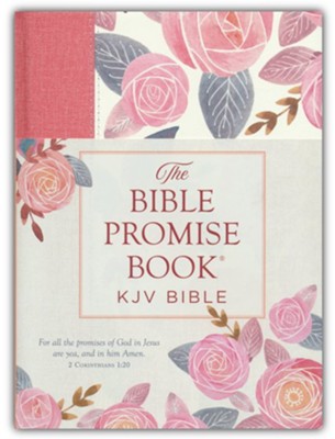 Bible Promise Book KJV Bible-paper over boards, feminine