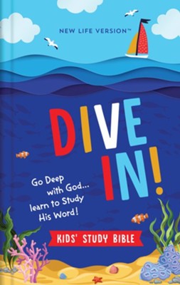 NLV Dive In! Kids' Study Bible, cloth over board